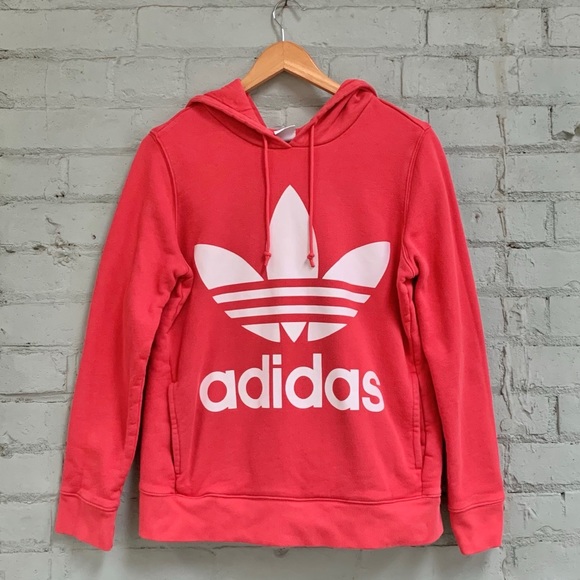 Adidas Original Women's Trefoil Hoodie Core Pink - Picture 3 of 7